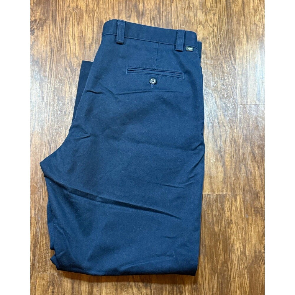 Dockers Men’s Navy Chino Pants 38 X 30 Cotton Twill Regular Fit Straight